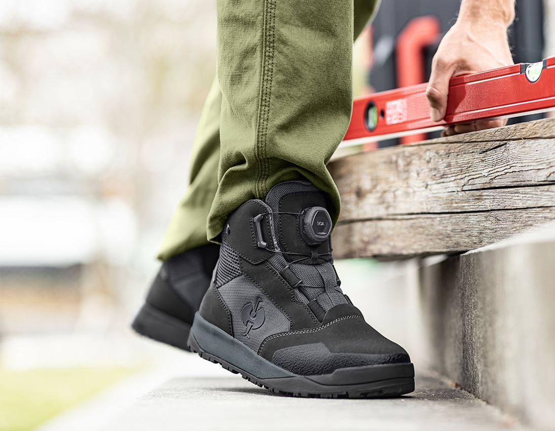 S7: S7 Veiligheidsschoenen e.s. Murcia mid + carbongrijs/zwart 1