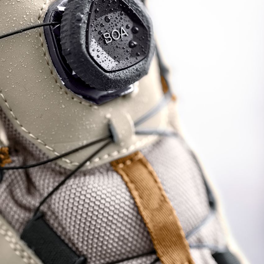 S7: S7 Veiligheidsschoenen e.s. Murcia mid + zwart/dolfijngrijs/amandelbruin 2