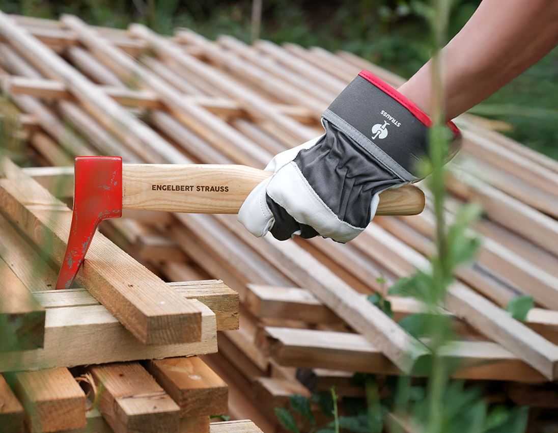 Leer: Handschoenen Platinum van generfd leder 2