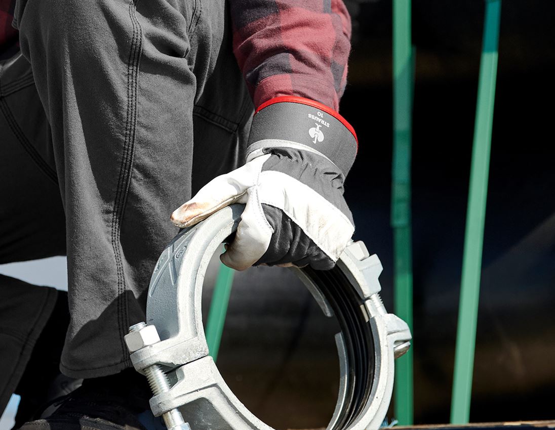 Leer: Winterhandschoenen van generfd leder Yukon 2