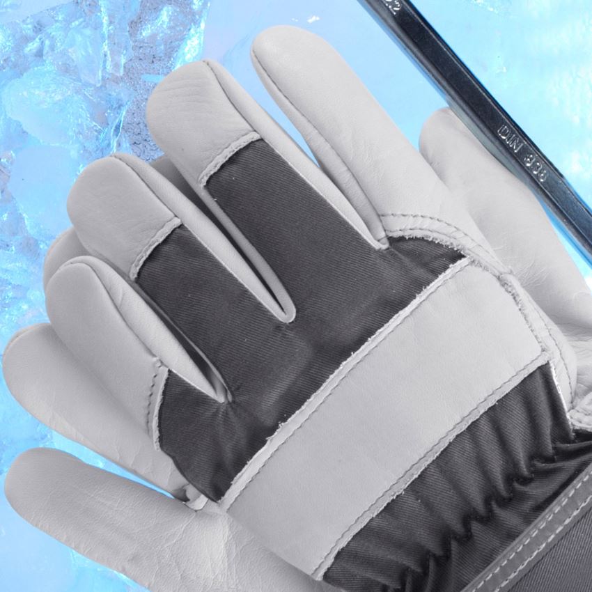 Leer: Winterhandschoenen van generfd leder Yukon 2