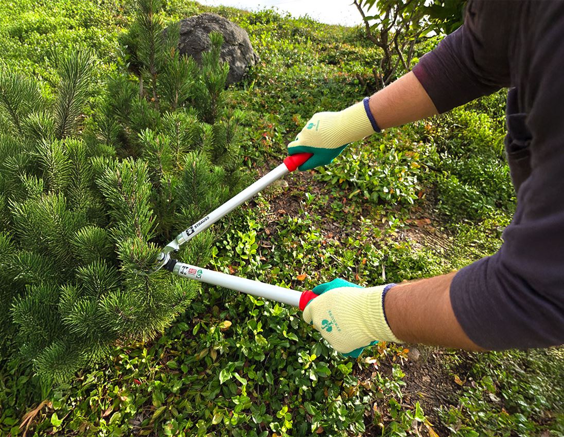 Gecoate: Gebreide latex handschoenen Super Grip