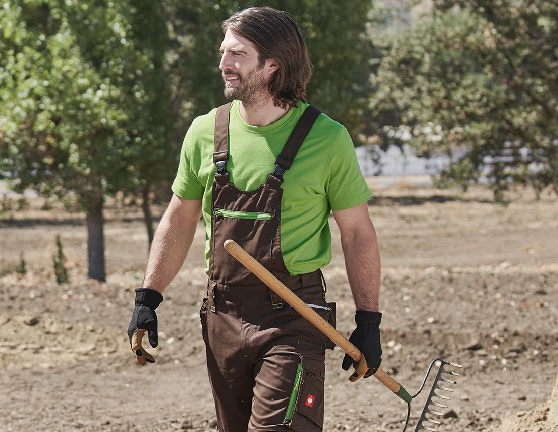 Bovenkleding: e.s. T-Shirt cotton + zeegroen
