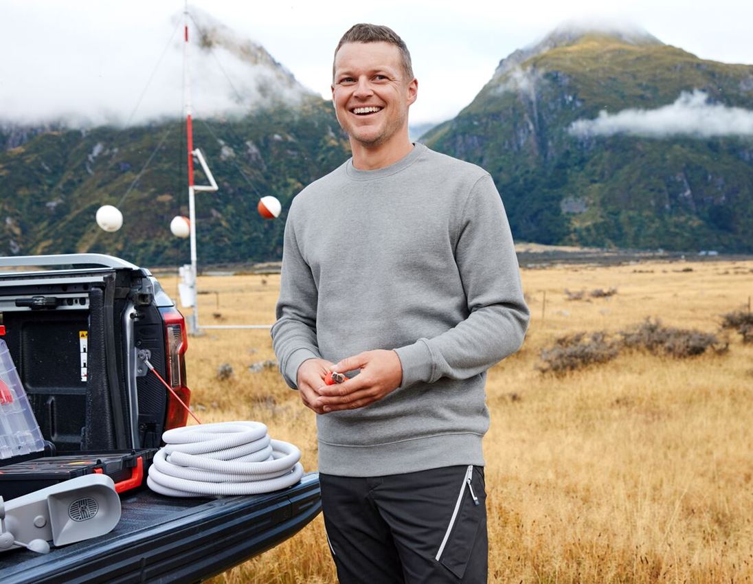 Bovenkleding: e.s. Sweatshirt poly cotton + grijs mêlee 3