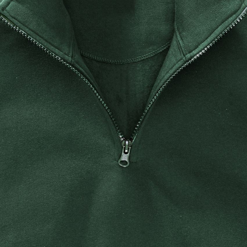 Onderwerpen: e.s. ZIP-Sweatshirt poly cotton + groen 2