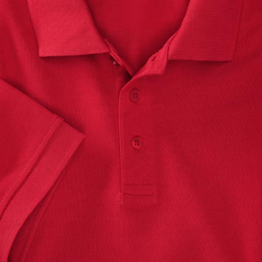 Bovenkleding: e.s. Polo-Shirt cotton Deluxe + vuurrood 2