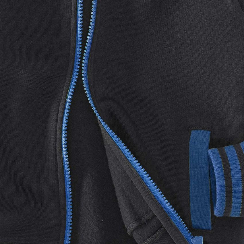 Bovenkleding: Hoody-Sweatjack e.s.motion 2020, kinderen + grafiet/gentiaanblauw 2