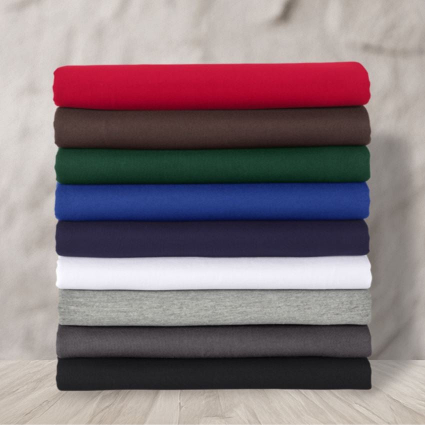 Bovenkleding: e.s. T-shirt cotton stretch, kinderen + vuurrood 2