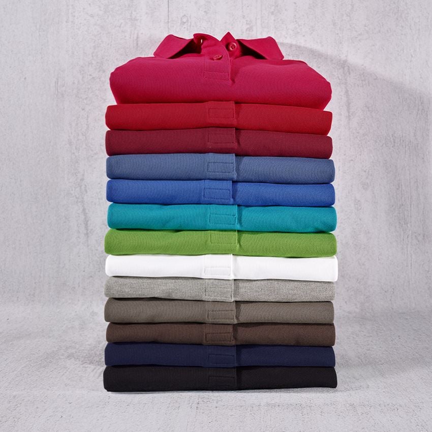 Onderwerpen: e.s. Pique-Polo longsleeve cotton stretch,dames + bessen 2