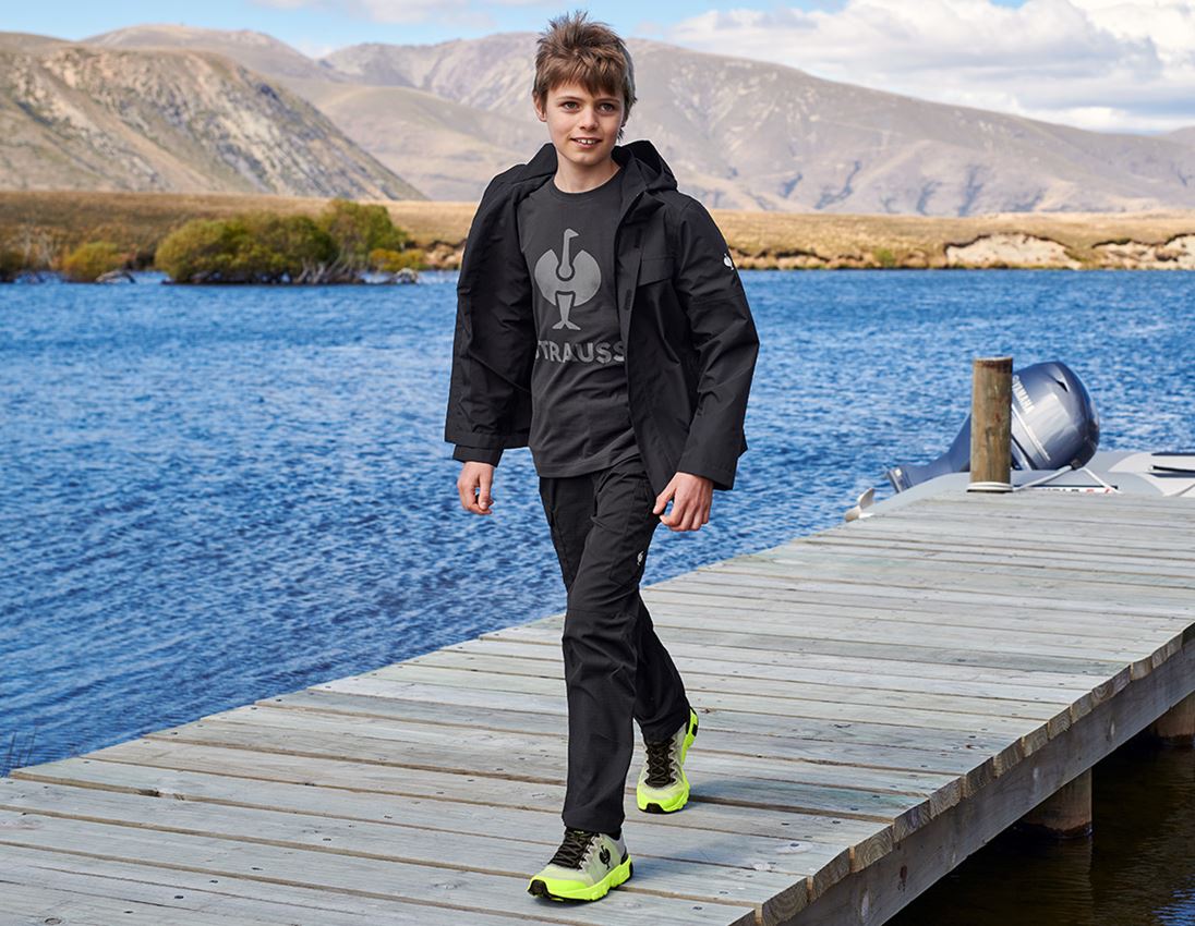 Bovenkleding: T-Shirt e.s.concrete, kinderen + zwart 1