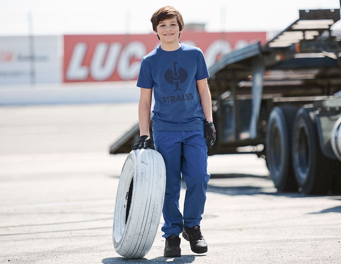 Bovenkleding: T-Shirt e.s.concrete, kinderen + alkalisch blauw 1