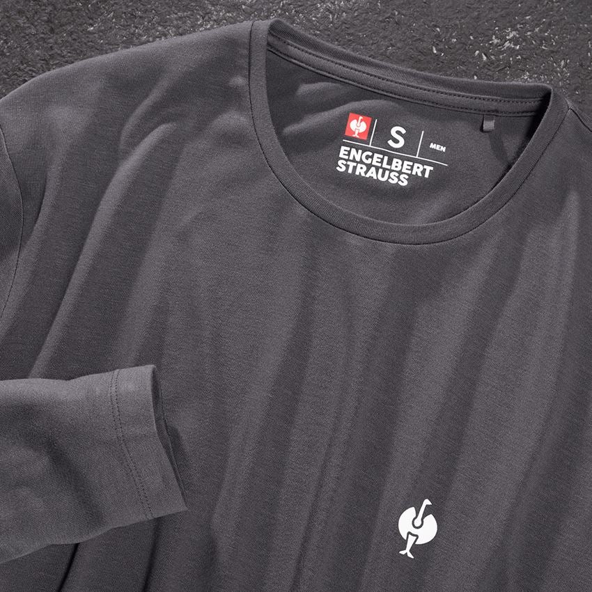 Bovenkleding: Modal-Longsleeve e.s.concrete + antraciet 2