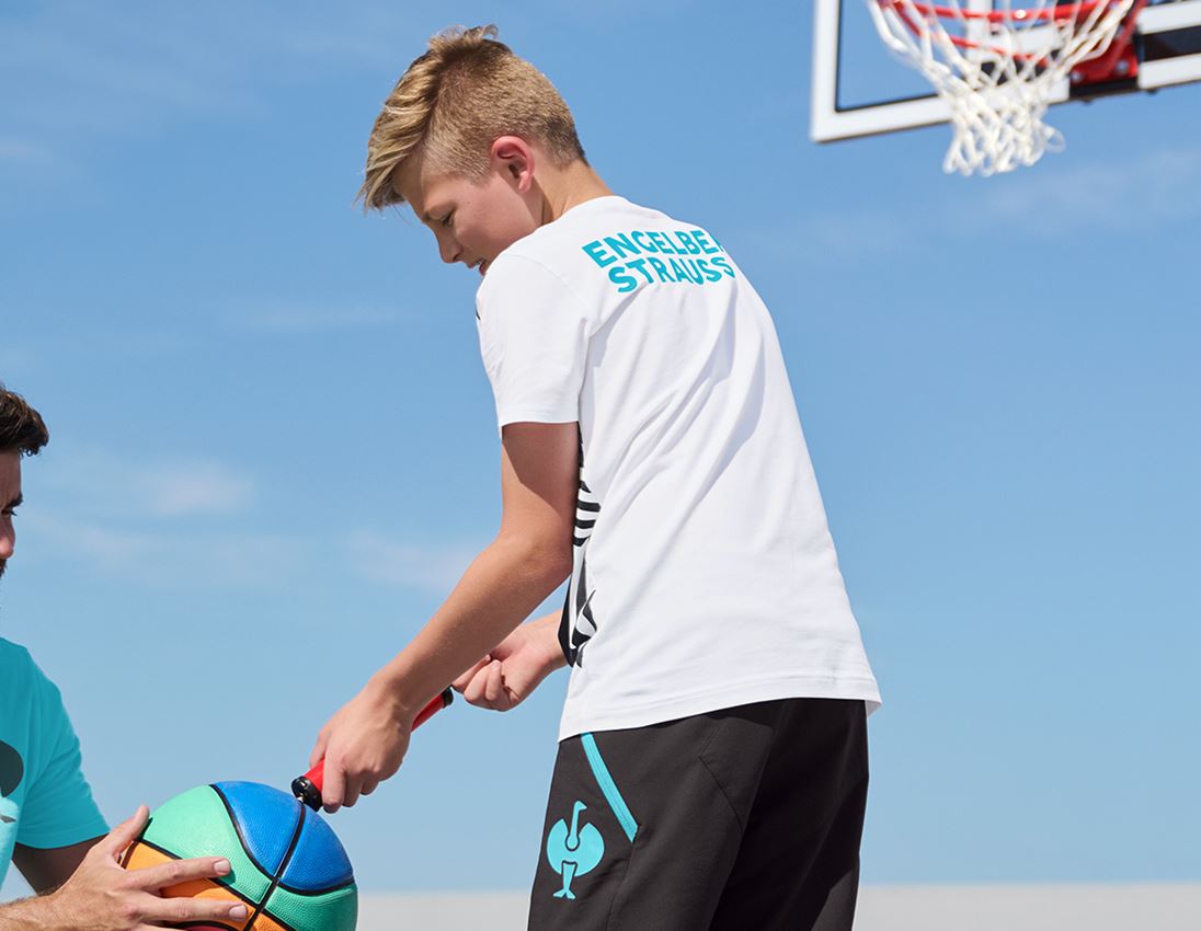 Bovenkleding: T-Shirt e.s.trail graphic, kinderen + zwart/wit 1