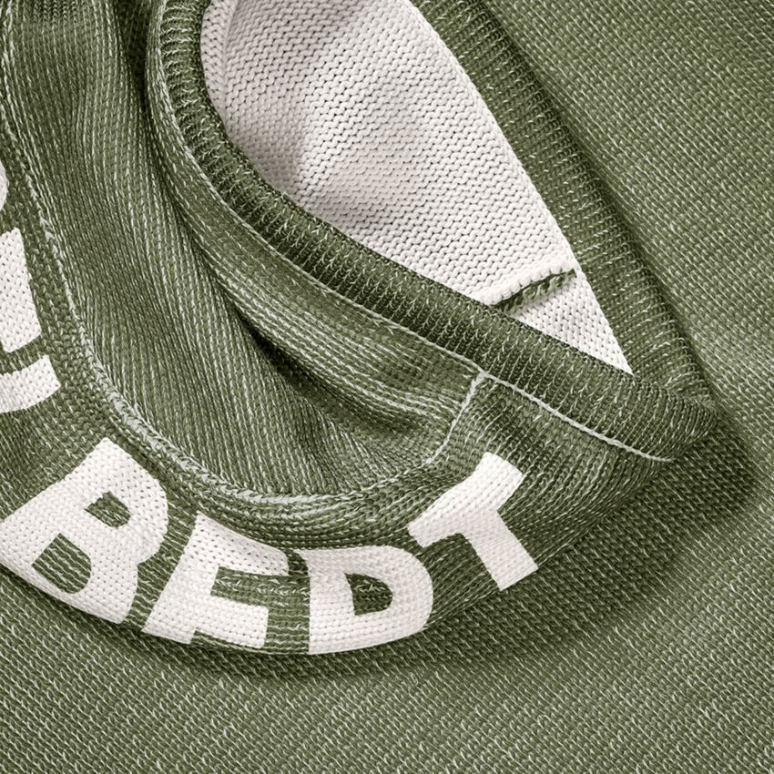 Bovenkleding: Gebreide hoody e.s.iconic + berggroen 2