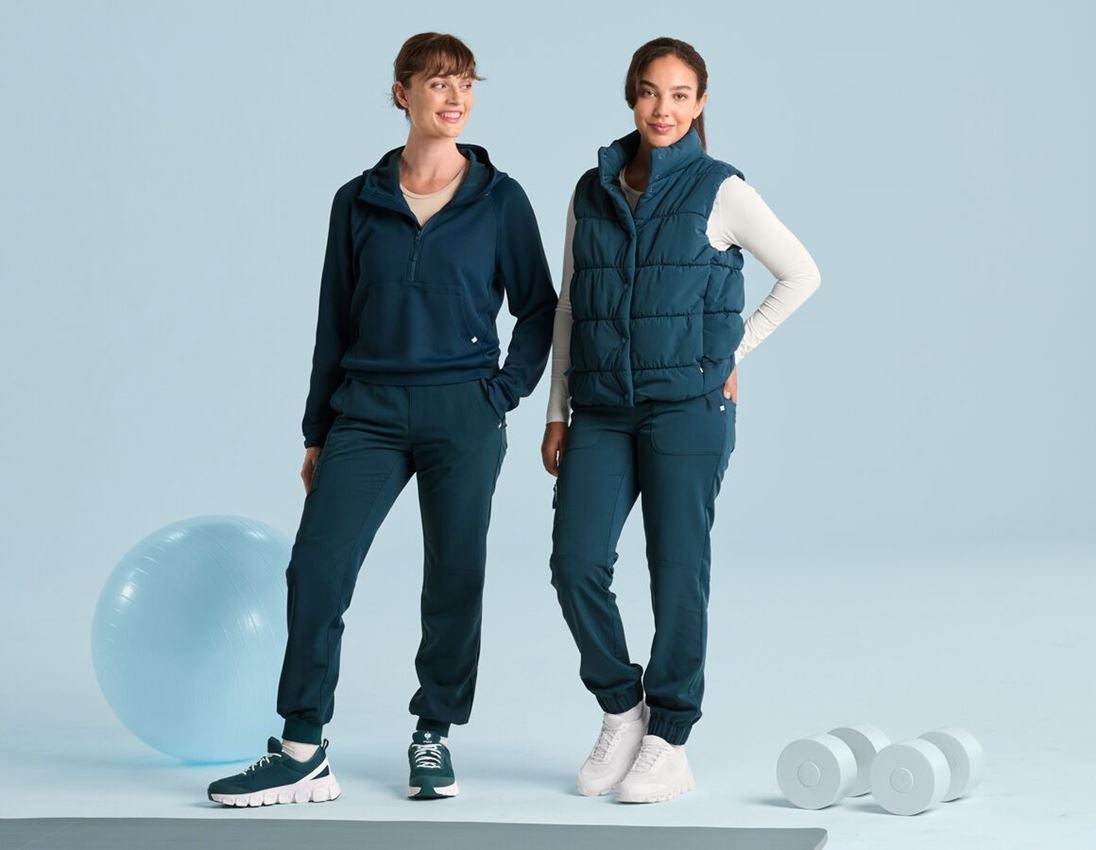 Bovenkleding: Modal-hoody e.s.avida, dames + zeeblauw 2
