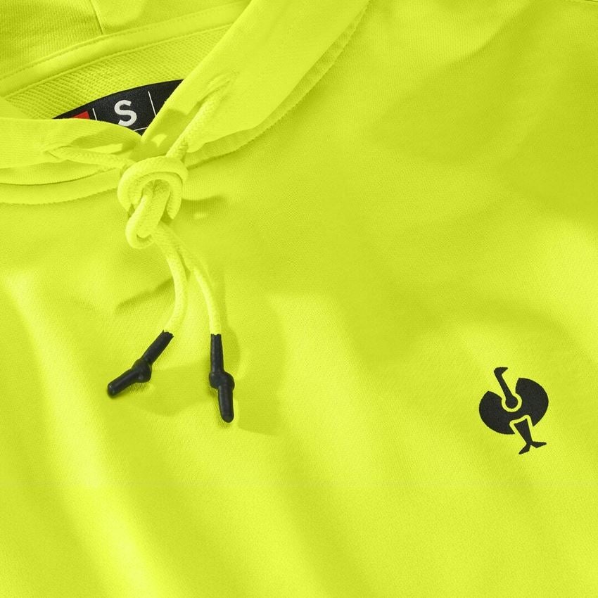 Bovenkleding: e.s. Hoody-Sweatshirt neon + neongeel vintage 2