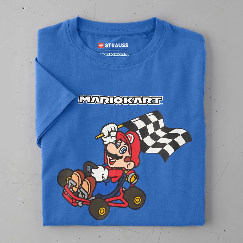 Samenwerkingen: Mario Kart/Peach T-Shirt, kinderen + aurorablauw 2