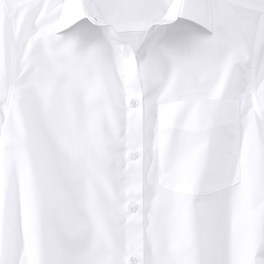 Bovenkleding: e.s. Service-blouse korte mouw + wit 2