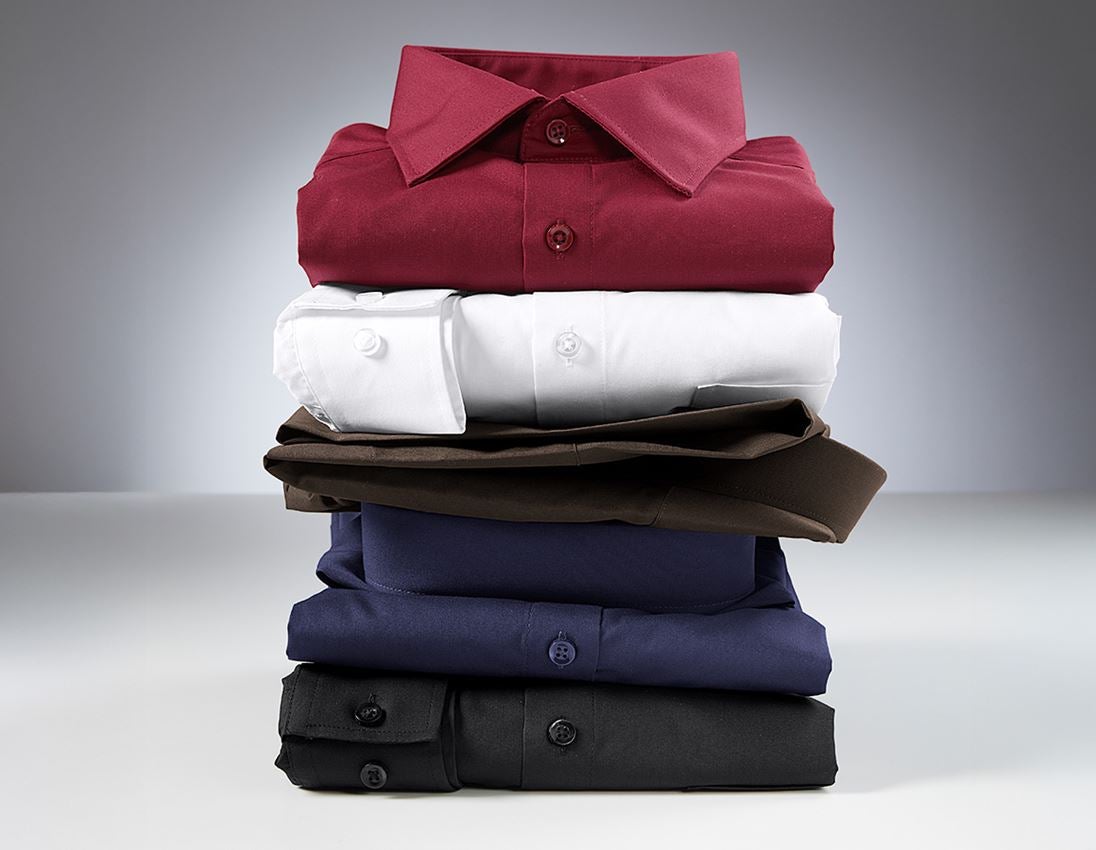 Bovenkleding: e.s. Service-overhemd lange mouw + donkerblauw 2