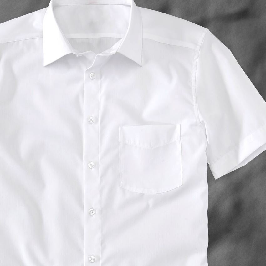 Bovenkleding: e.s. Service-overhemd korte mouw + wit 2