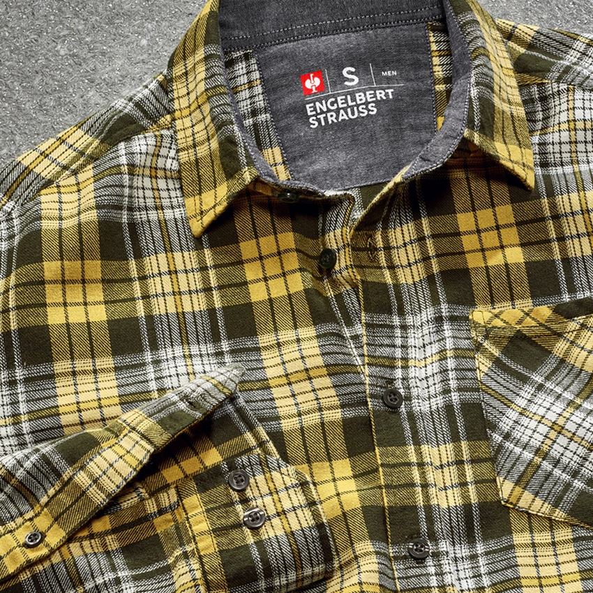 Bovenkleding: Ruitjeshemd e.s.vintage + camouflagegroen geruit 2