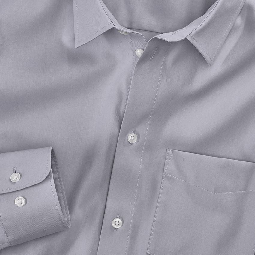 Bovenkleding: e.s. Business overhemd cotton stretch, regular fit + nevelgrijs 3