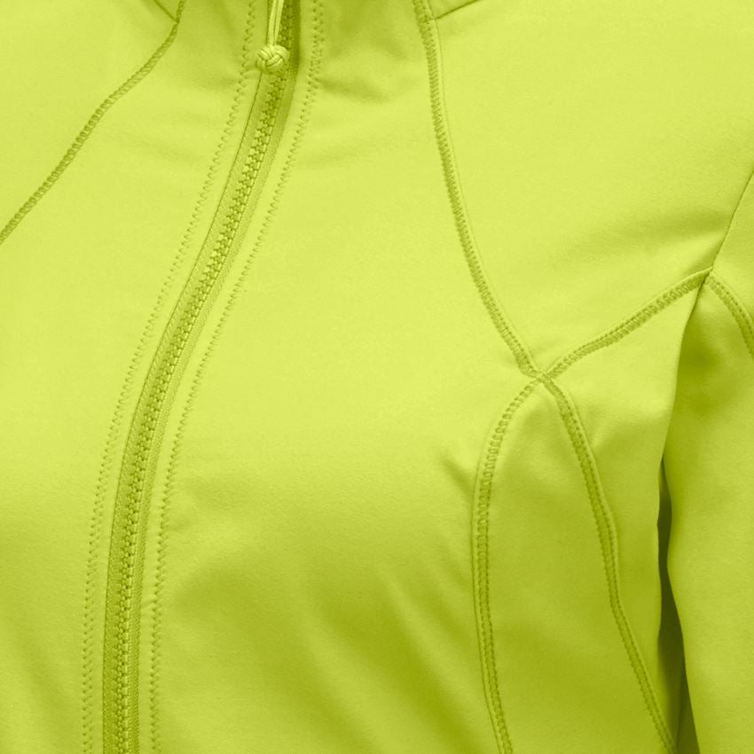 Werkjassen: e.s. Functioneel sweatjack solid, dames + meigroen 2