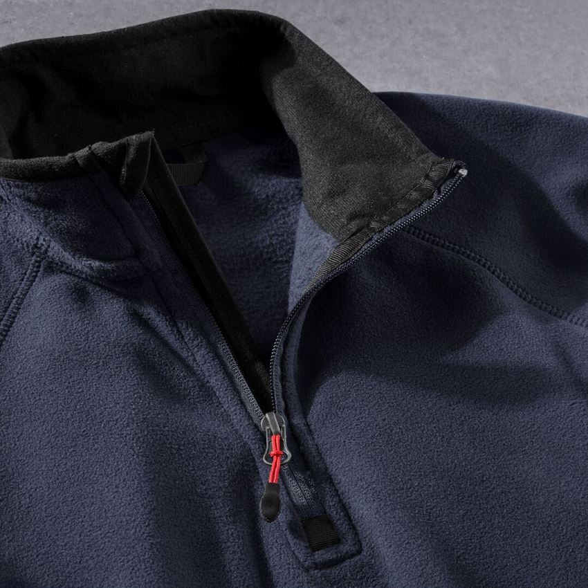 Bovenkleding: Dames Microfleece schipperstrui dryplexx® micro + donkerblauw 2