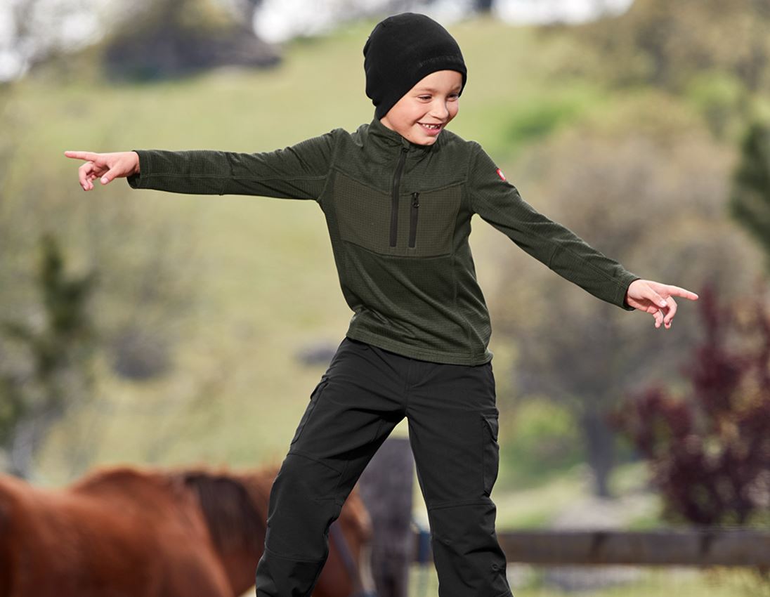 Bovenkleding: Schipperstrui climacell e.s.dynashield, kinderen + tijm melange 1