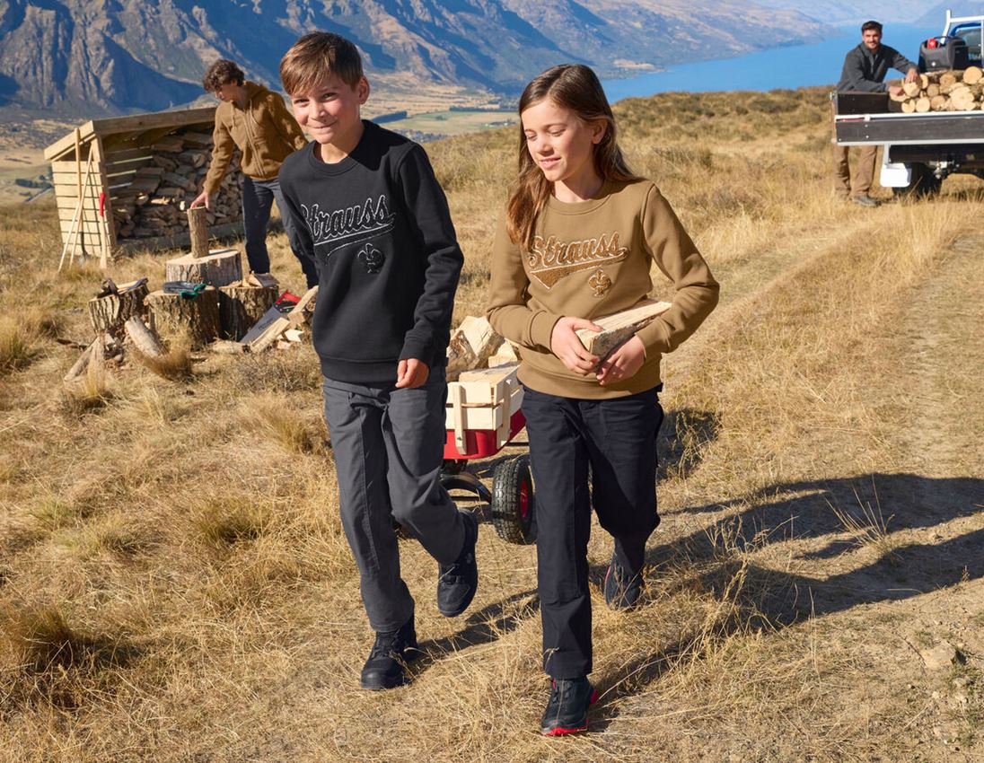 Bovenkleding: Sweatshirt e.s.e:pic, kinderen + amandelbruin 2