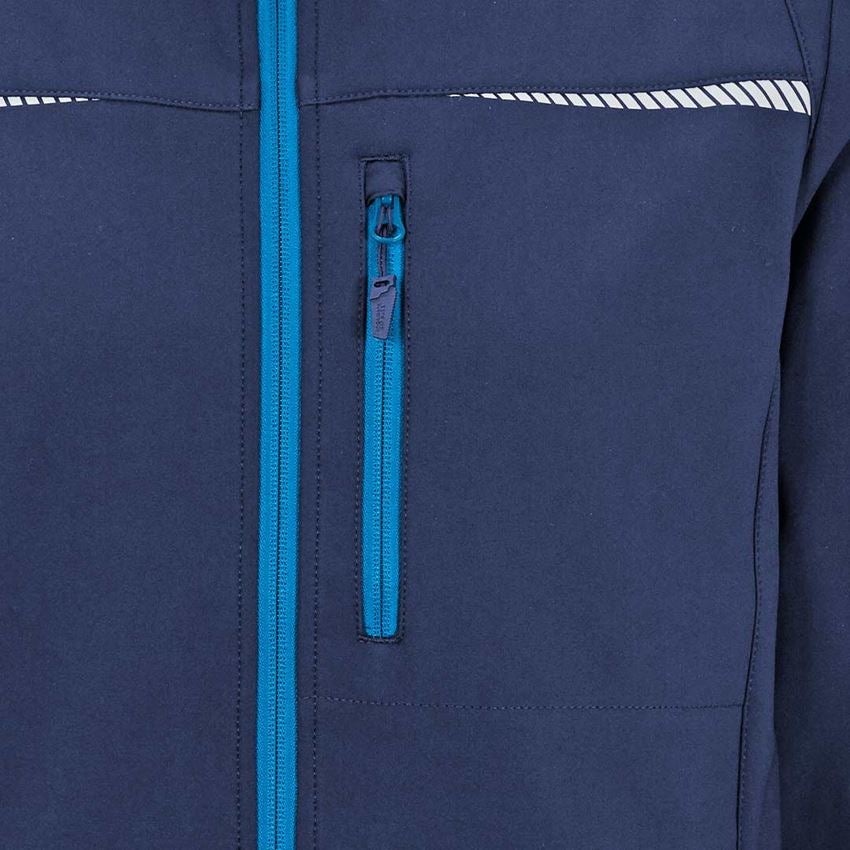 Werkjassen: Softshelljack e.s.motion 2020 + donkerblauw/atol 2