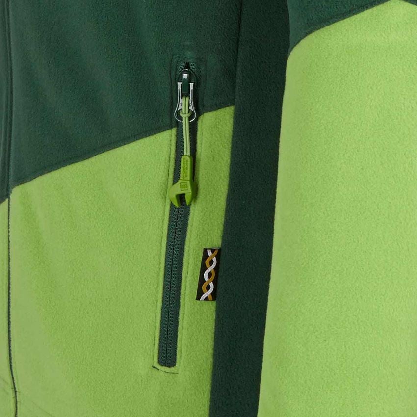 Werkjassen: Fleecejack e.s.motion 2020 + groen/zeegroen 2