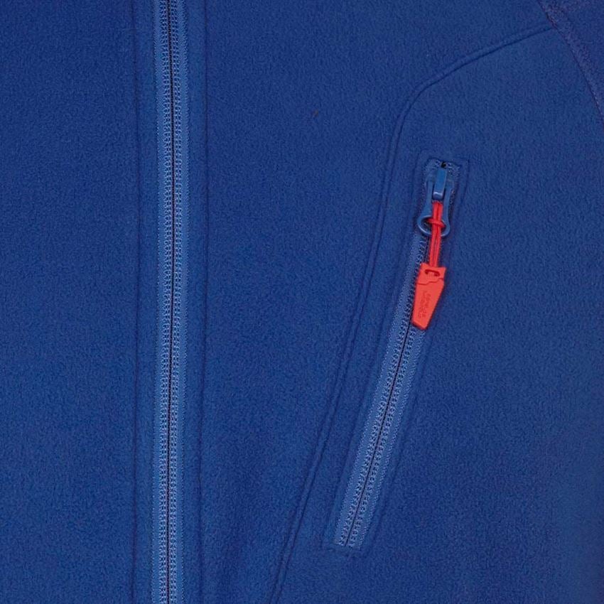 Werkjassen: Fleece capuchonjack e.s.motion 2020 + korenblauw 2