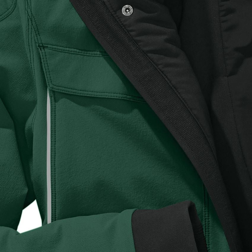 Werkjassen: Winter functionele jack e.s.dynashield + groen/zwart 2