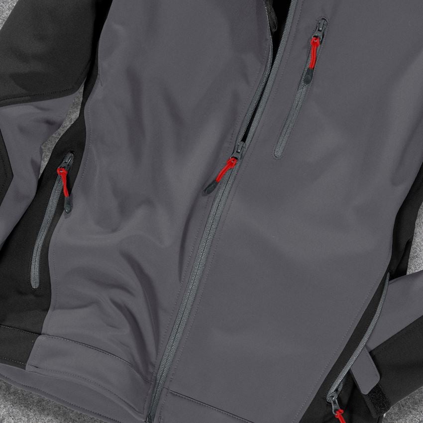 Werkjassen: Softshelljack dryplexx® softlight + antraciet/zwart 2