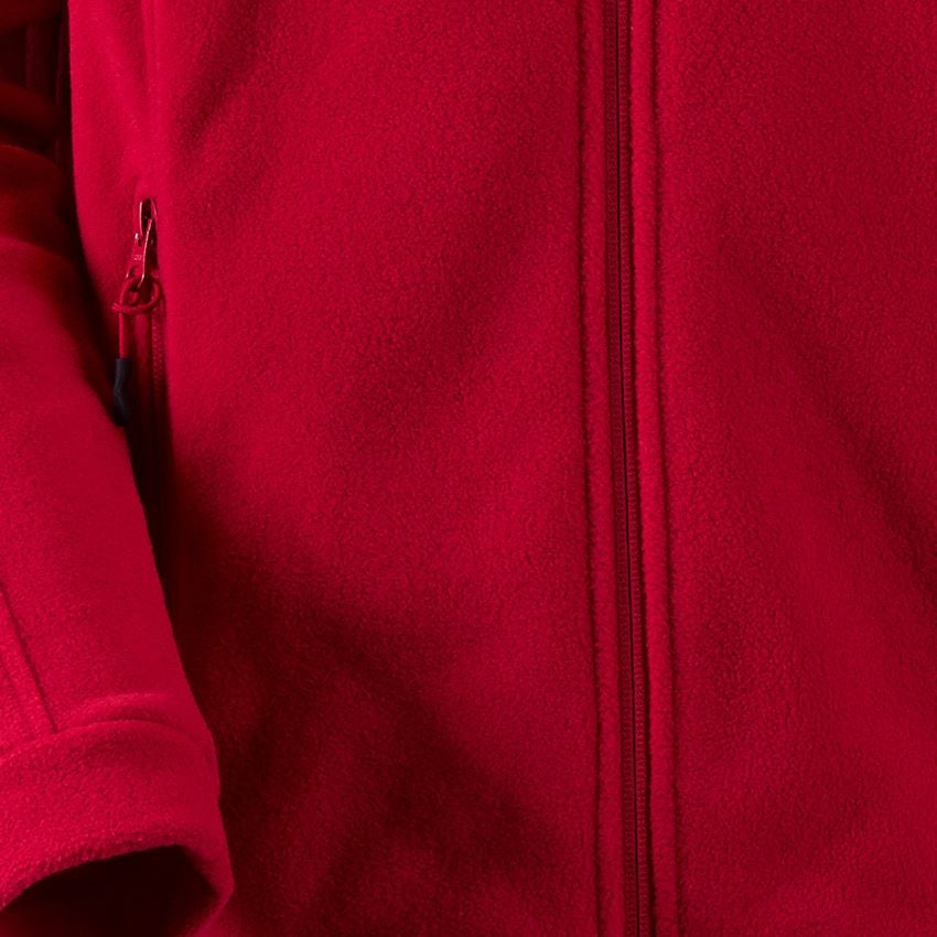 Werkjassen: Fleecejack e.s.classic + rood 2