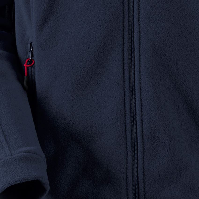 Werkjassen: Fleecejack e.s.classic + donkerblauw 2