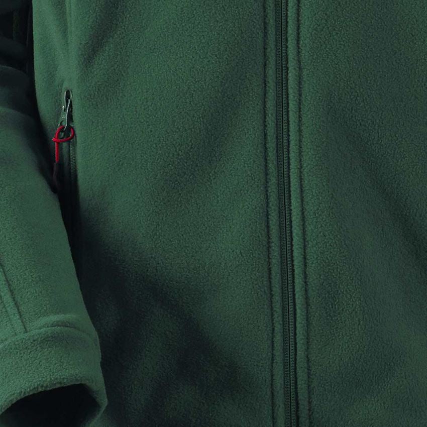 Werkjassen: Fleecejack e.s.classic + groen 2