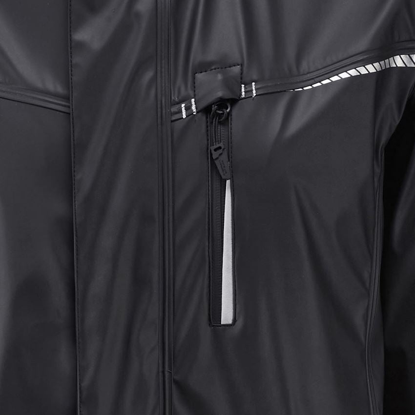 Onderwerpen: Regenjack e.s.motion 2020 superflex + zwart/platina 2