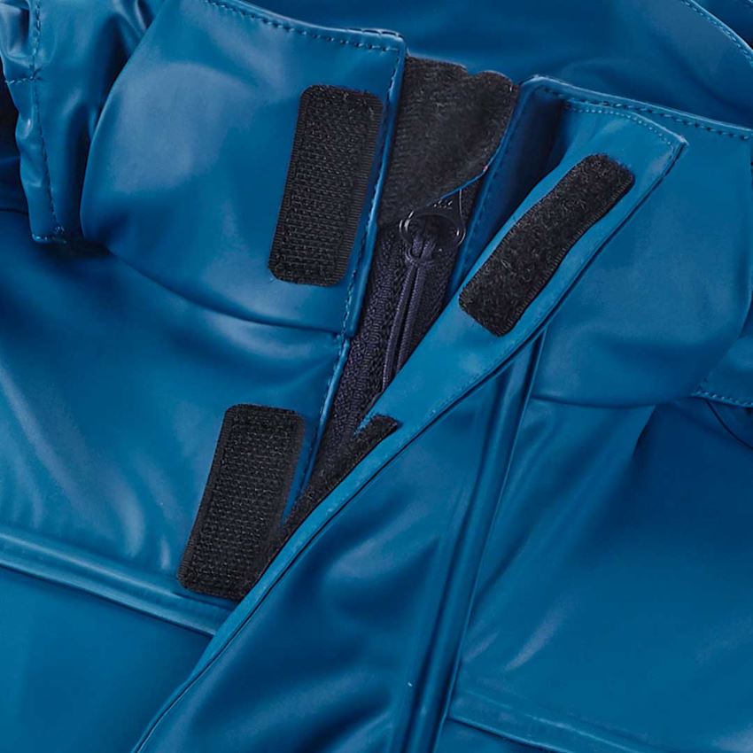 Jassen: Regenjack e.s.motion 2020 superflex, kinderen + atol/donkerblauw 2