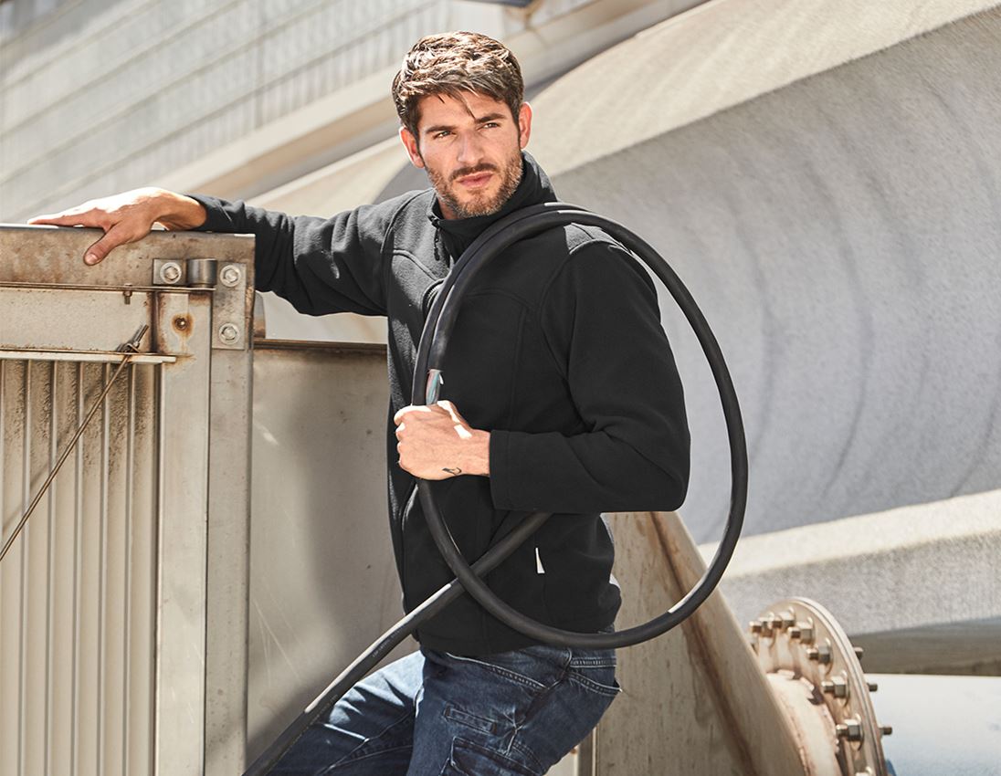 Werkjassen: e.s. 3 in 1 functionele jack, heren + donkerblauw/zwart 1