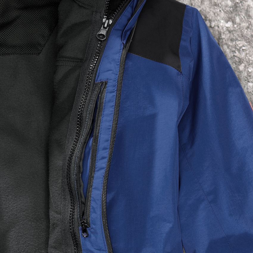 Werkjassen: e.s. 3 in 1 functionele jack, heren + korenblauw/zwart 2
