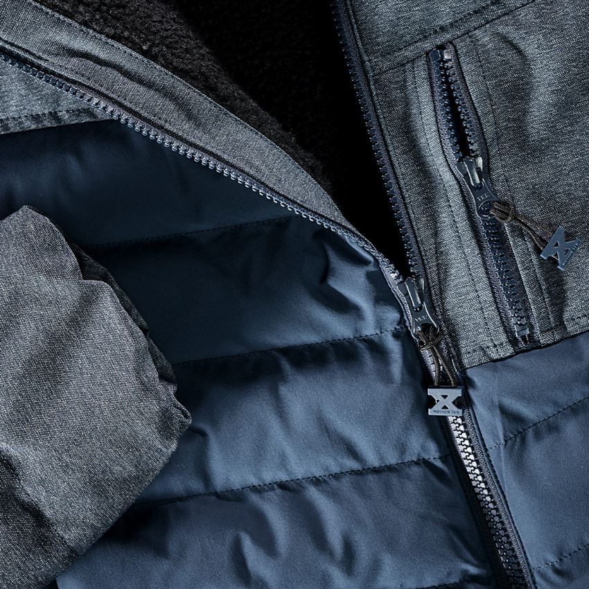 Werkjassen: Winterjack e.s.motion ten + leisteenblauw 2