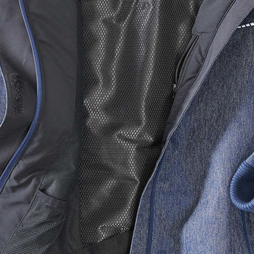 Werkjassen: Winter functioneel pilotjack e.s.motion denim, da + indigo 2