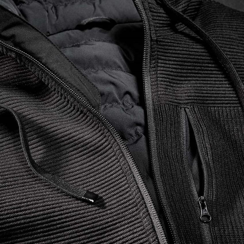 Onderwerpen: Windbreaker gebreid capuchonjack e.s.motion ten + zwart 2