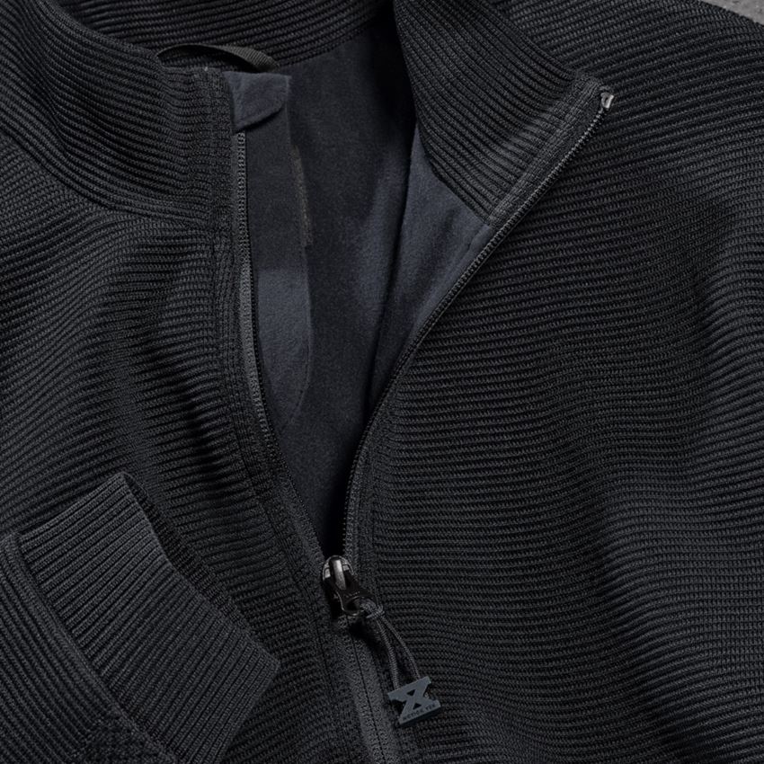 Werkjassen: Gebreid jack e.s.motion ten + zwart 2