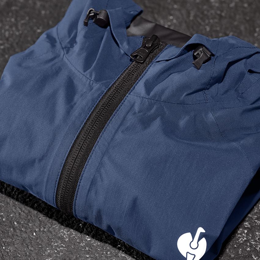 Werkjassen: Windbreaker light-pack e.s.trail + diepblauw/wit 2