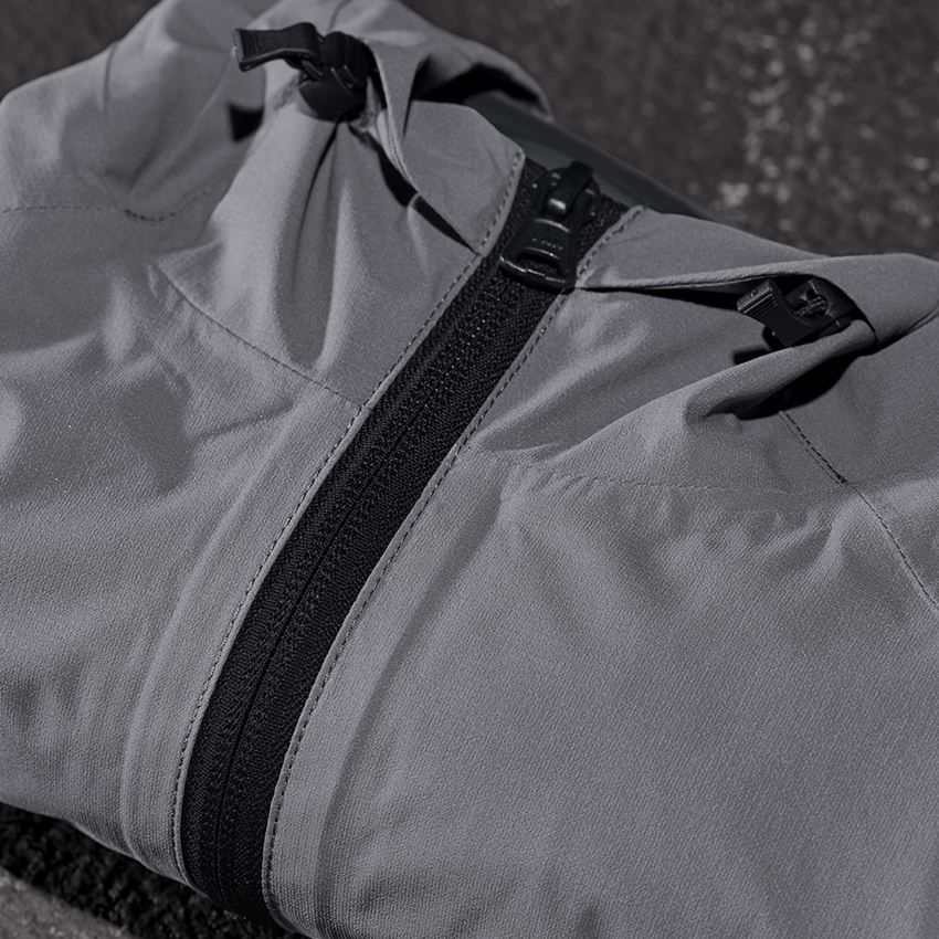 Werkjassen: Windbreaker light-pack e.s.trail + bazaltgrijs/zuurgeel 2