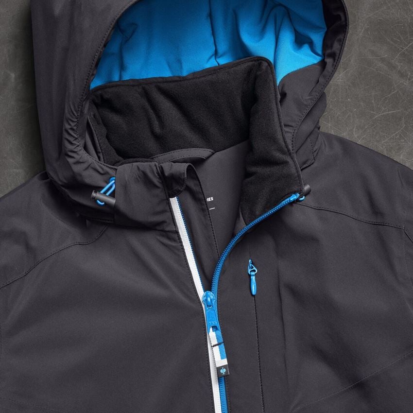 Werkjassen: Winterjack e.s.ambition, dames + grafiet/gentiaanblauw 2