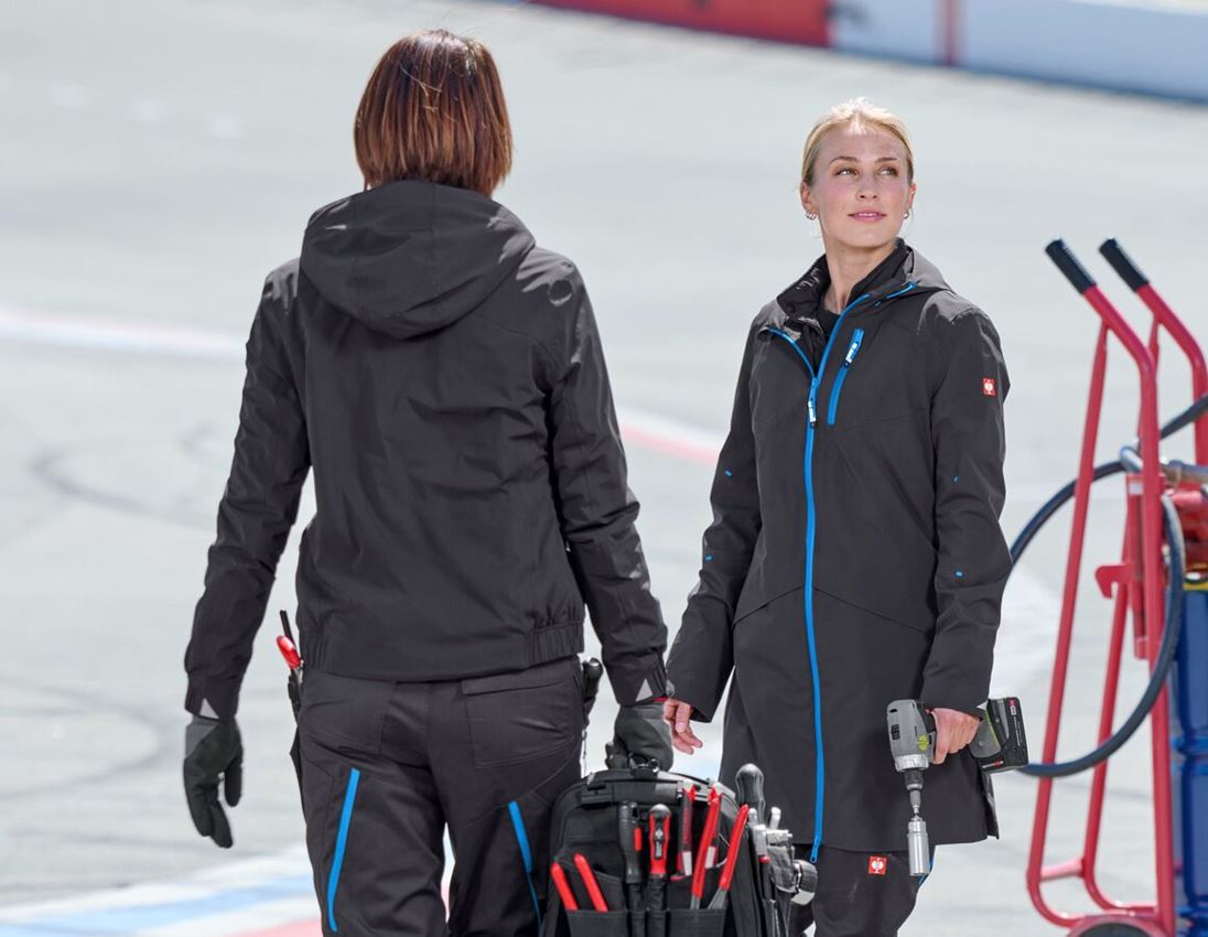 Werkjassen: Winterjack e.s.ambition, dames + grafiet/gentiaanblauw 2